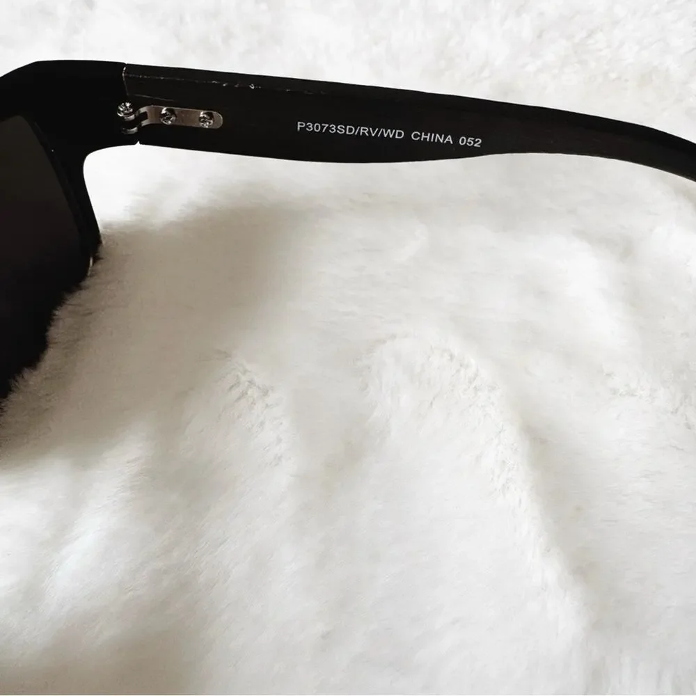 Jensen Blue & Black Wood Sunglasses